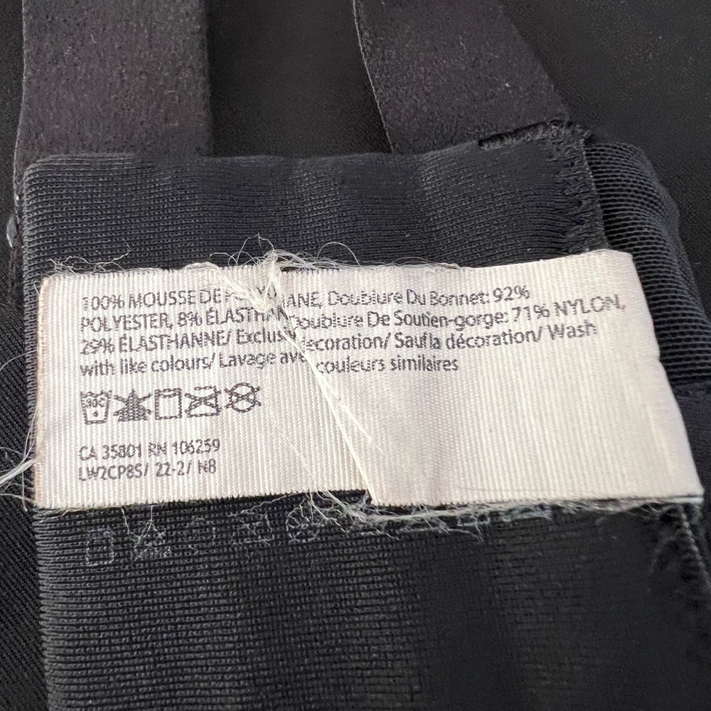 Lululemon Energy Bra *High Support Size 34DD Black - Picture 7 of 10